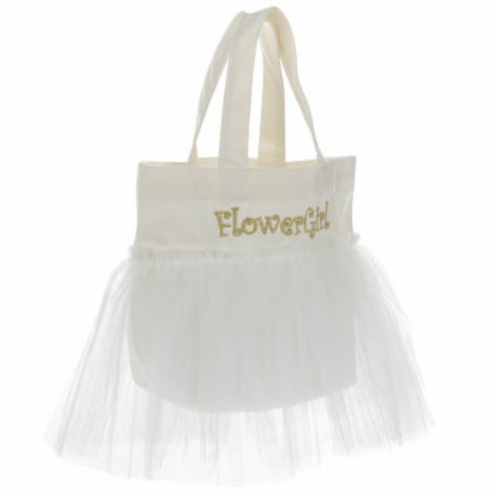 Flower girl tote bag